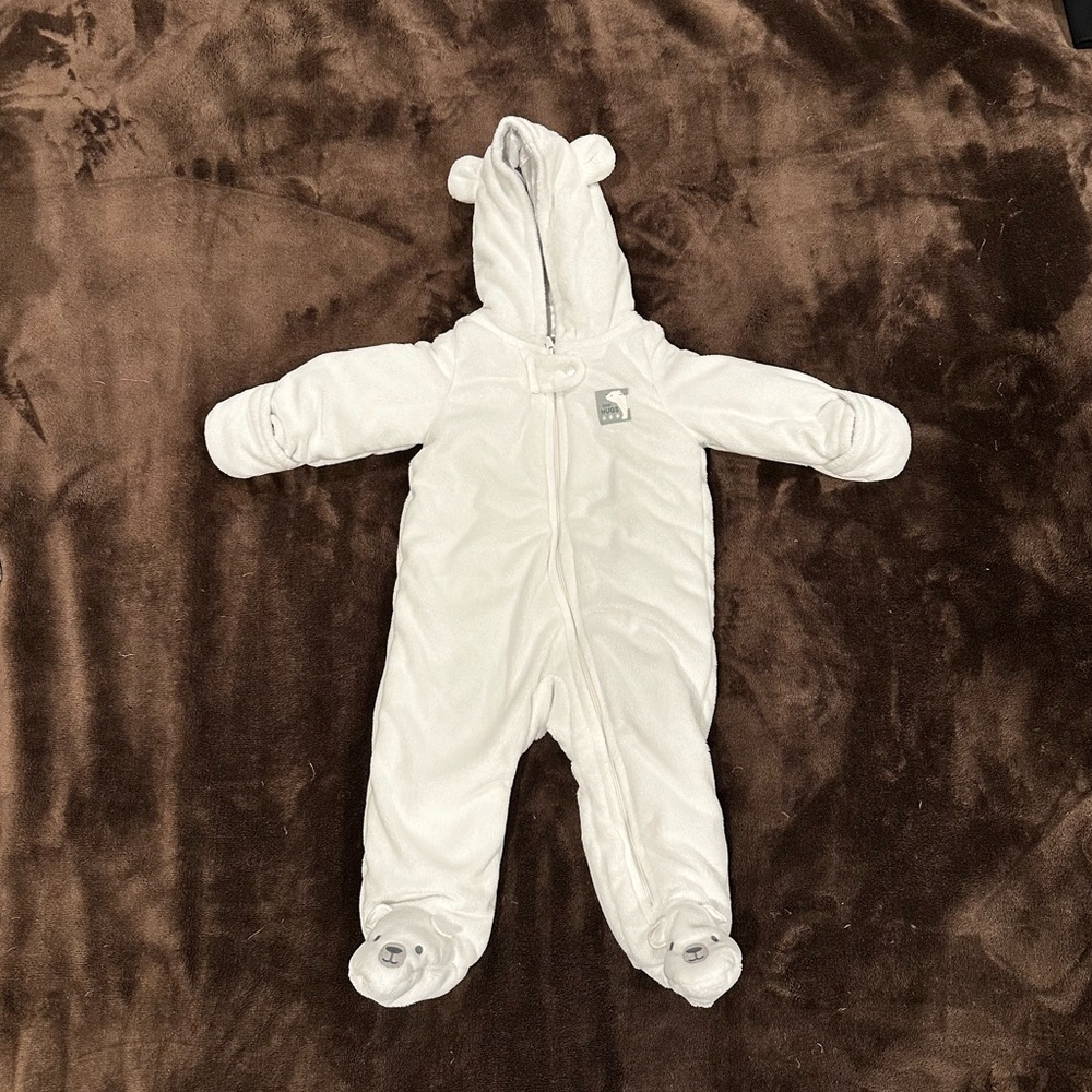 Baby Fleece Footed Jumpsuit 3-6 months